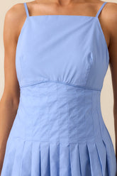 MINKPINK Jacaranda Blue Avalon Square Neck Midi Dress
